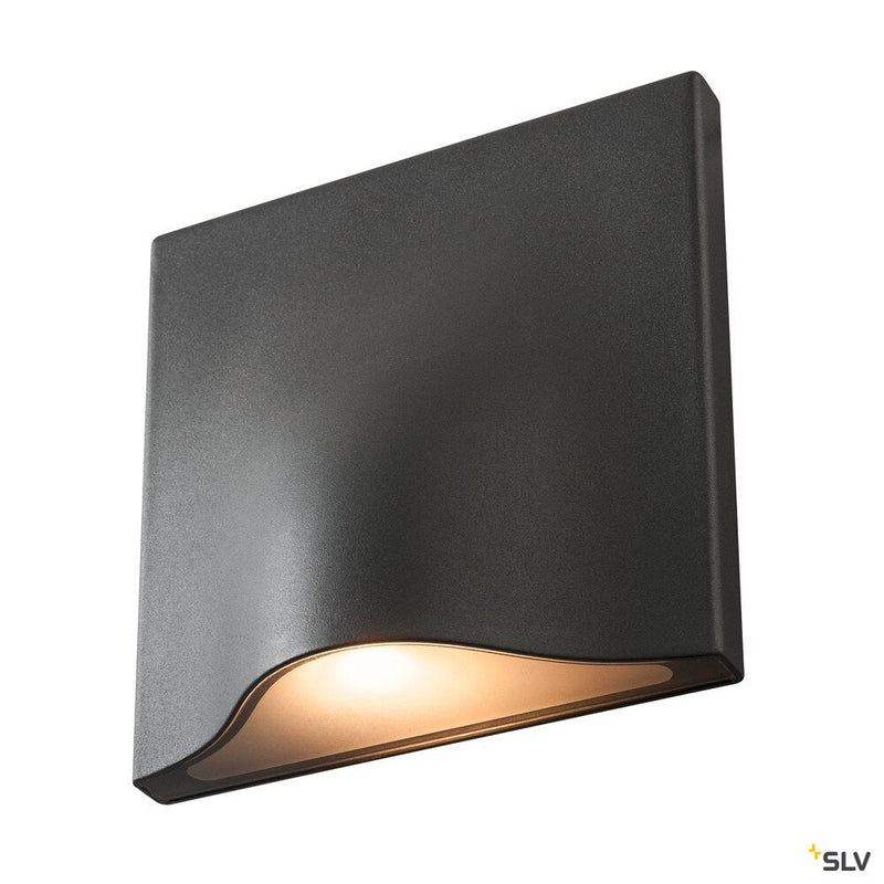 VILUA L WL Outdoor recessed wall light, anthracite, 3000K IP54 100° 810lm