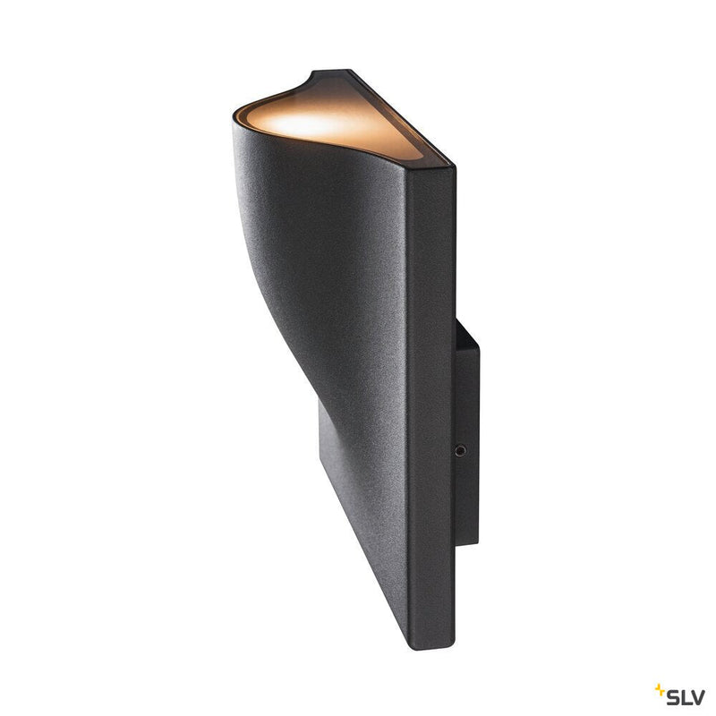 VILUA L WL Outdoor recessed wall light, anthracite, 3000K IP54 100° 810lm