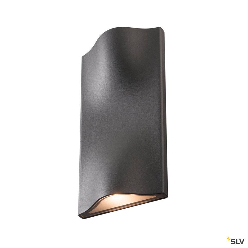 VILUA UP/DOWN WL Outdoor recessed wall light, anthracite, IP54 100°