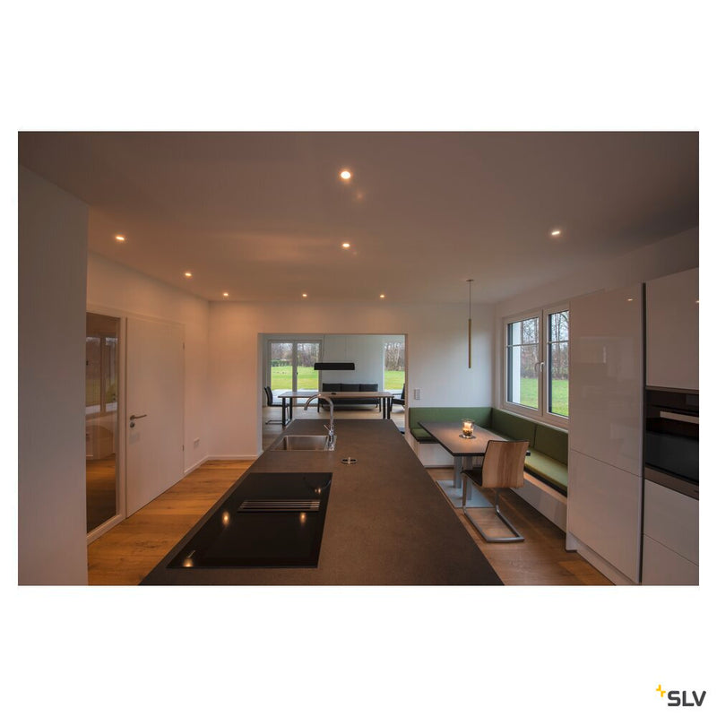 HORN MAGNA LED outdoor recessed ceiling light, white, 3000K, 25°