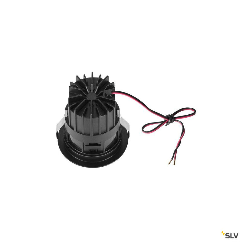 HORN MAGNA LED outdoor recessed ceiling light, black, 3000K, 25°