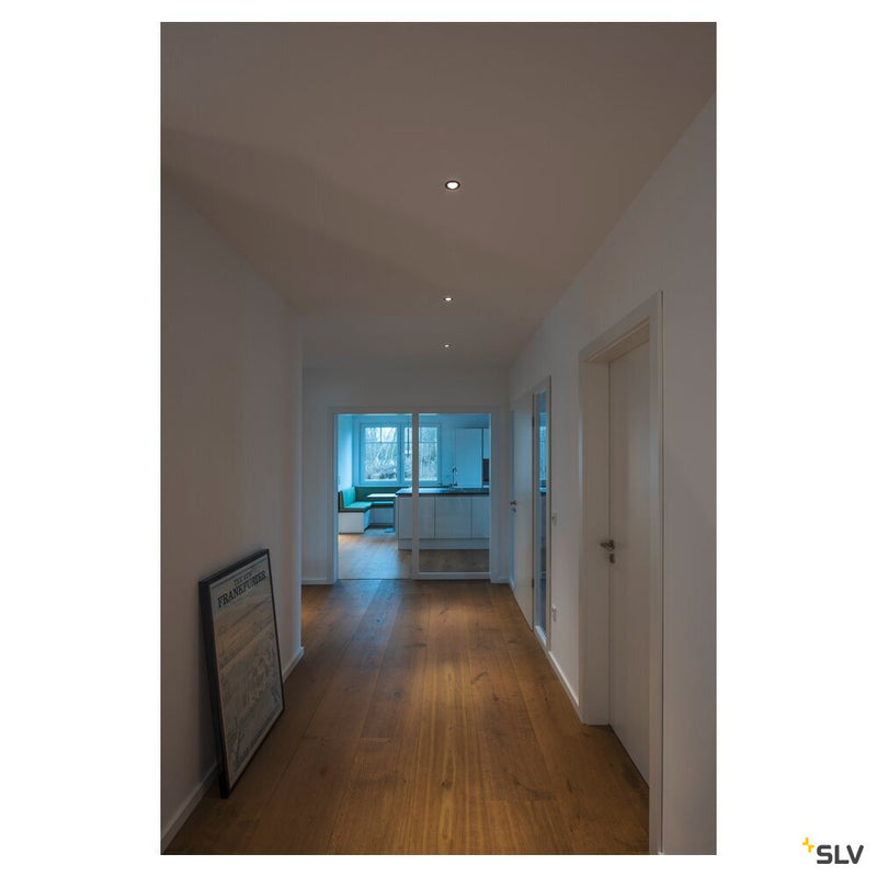 HORN MAGNA LED outdoor recessed ceiling light, black, 3000K, 25°