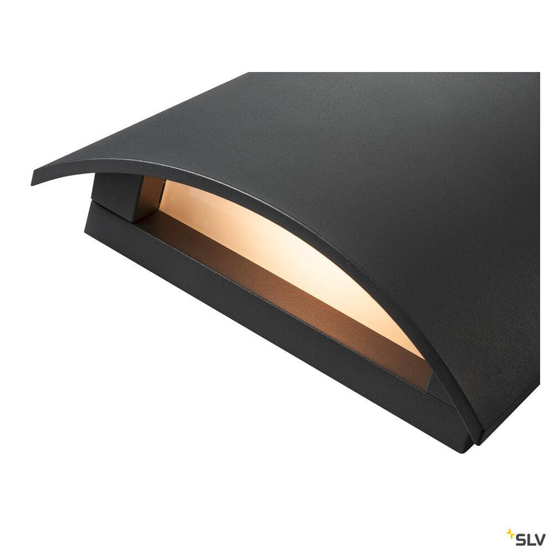 LED SAIL WL, LED outdoor surface-mounted wall light, 3000K, anthracite, IP54