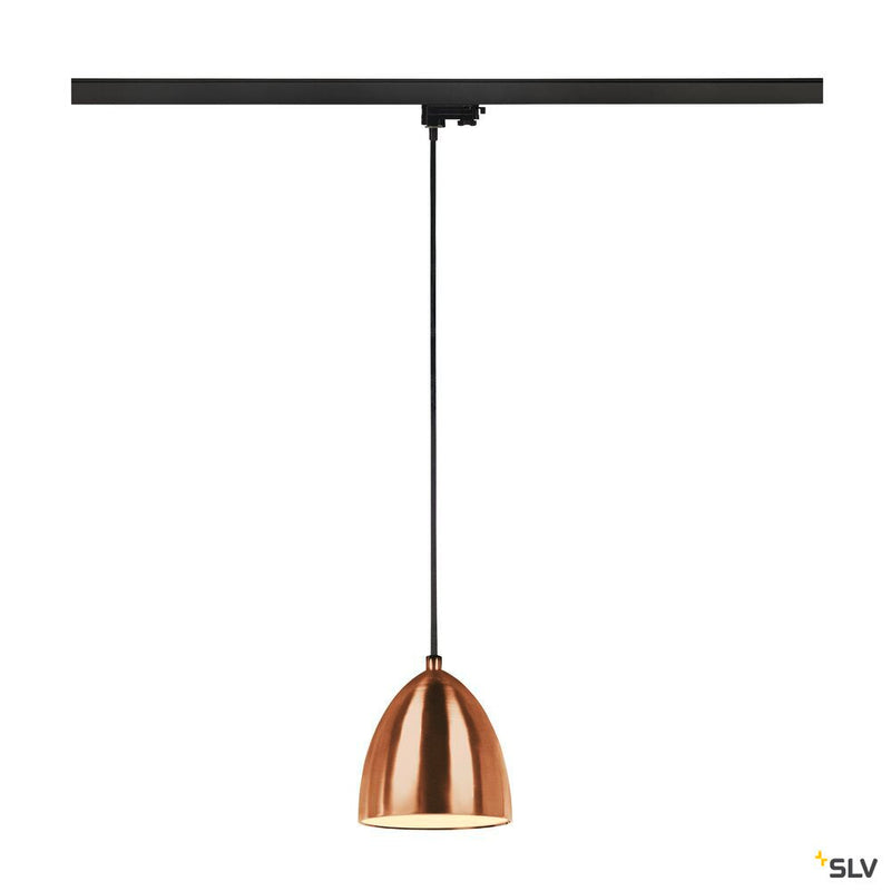 PARA CONE 14 PD pendant, QPAR51, copper 35W, incl. 3-circuit adapter
