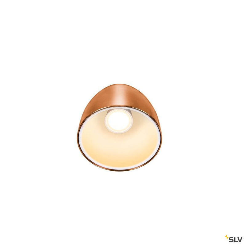 PARA CONE 14 PD pendant, QPAR51, copper 35W, incl. 3-circuit adapter