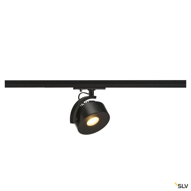 1~ KALU TRACK, Indoor LED 1-circuit system luminaire, black, 3000K, including 1-circuit adapter