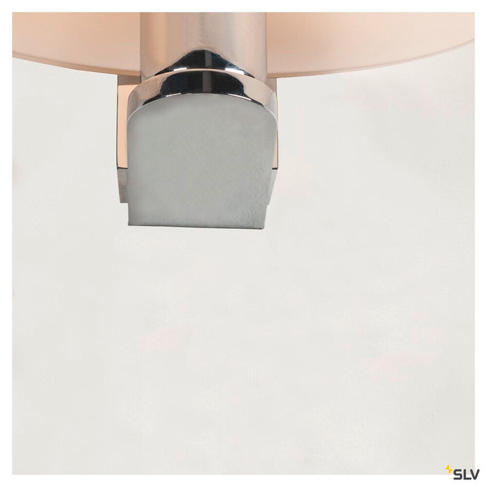 KENKUA E27, Indoor LED recessed wall light, chrome