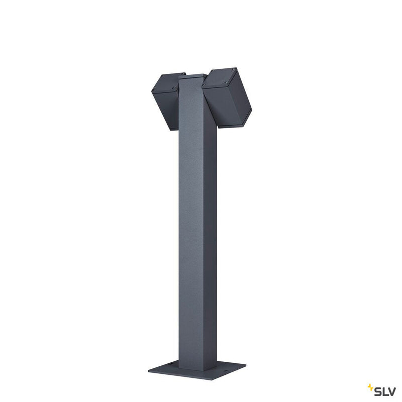 THEO PATHLIGHT, double, QPAR51, Outdoor floor, stand, anthracite
