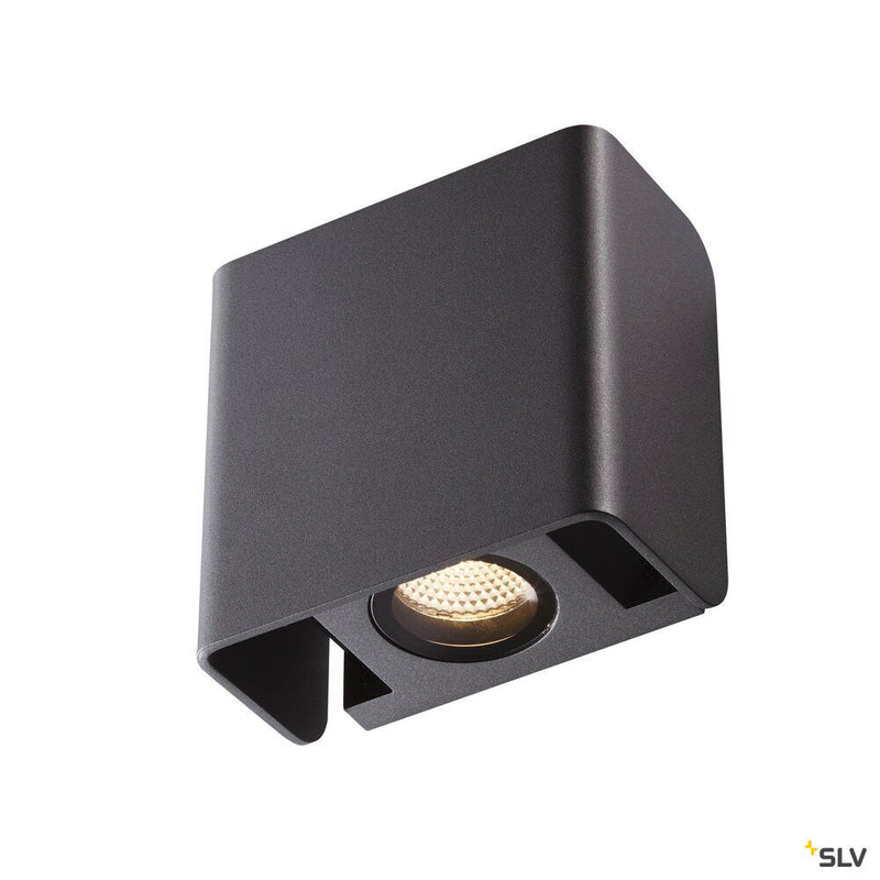 MANA OUT, Outdoor recessed wall light, anthracite, 3000K, IP65, dimmable