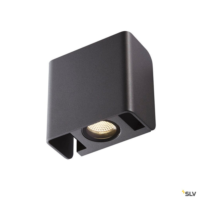 MANA OUT, Outdoor recessed wall light, anthracite, 3000K, IP65, dimmable