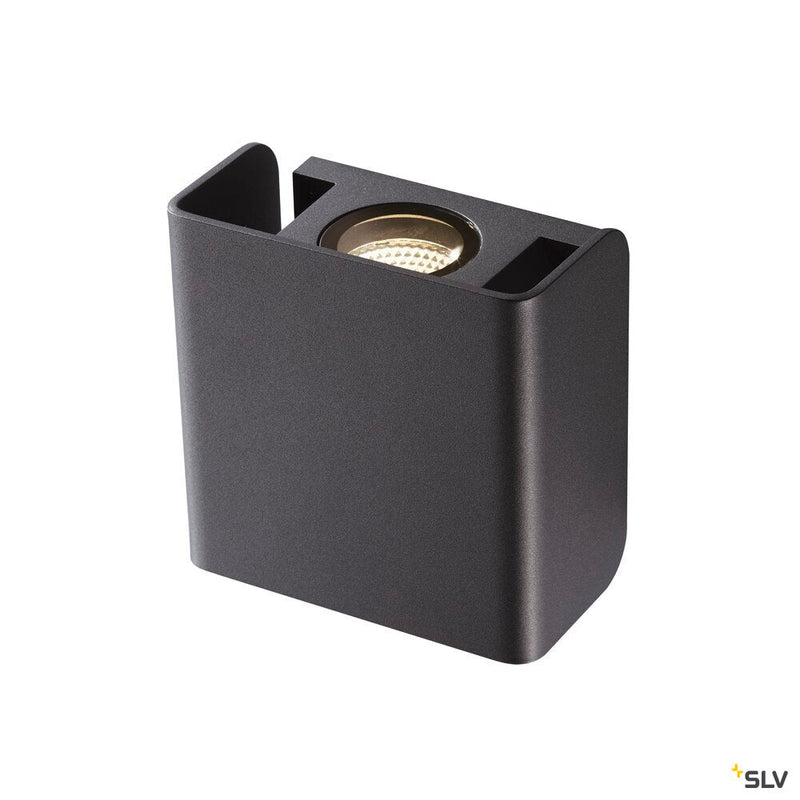 MANA OUT, Outdoor recessed wall light, anthracite, 3000K, IP65, dimmable