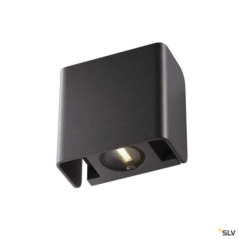 MANA OUT, Outdoor recessed wall light, anthracite, 3000K, IP65, dimmable