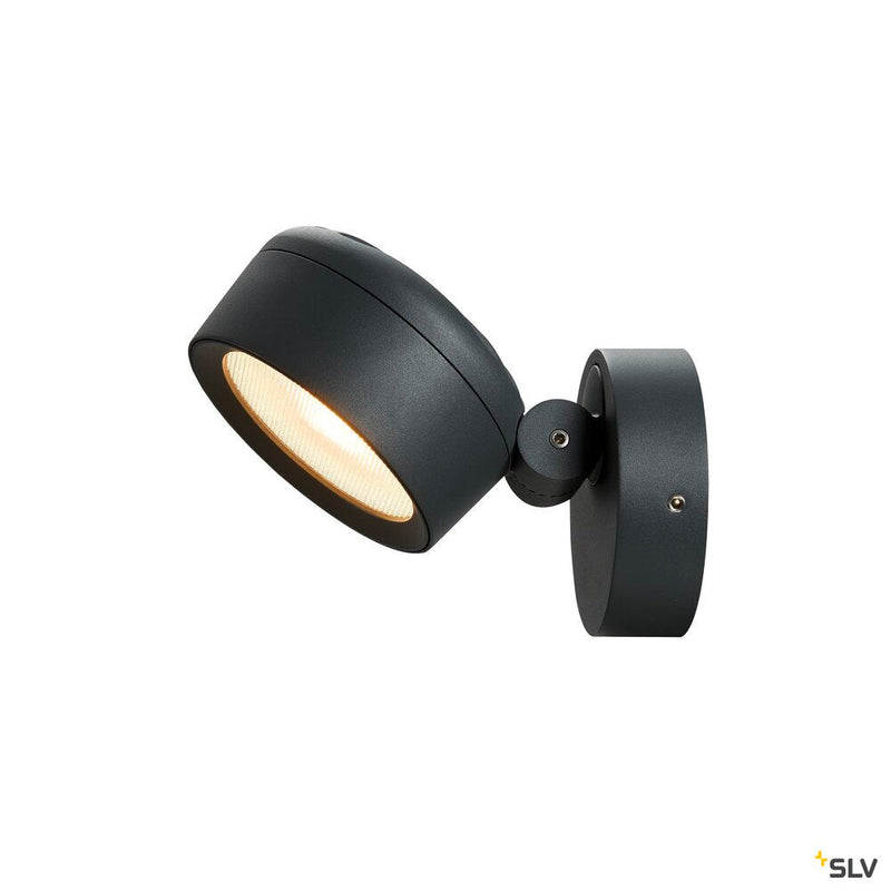 ESKINA, Outdoor surface-mounted wall and ceiling light, anthracite, 3000/4000K, IP65, dimmable