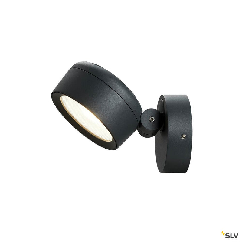 ESKINA, Outdoor surface-mounted wall and ceiling light, anthracite, 3000/4000K, IP65, dimmable