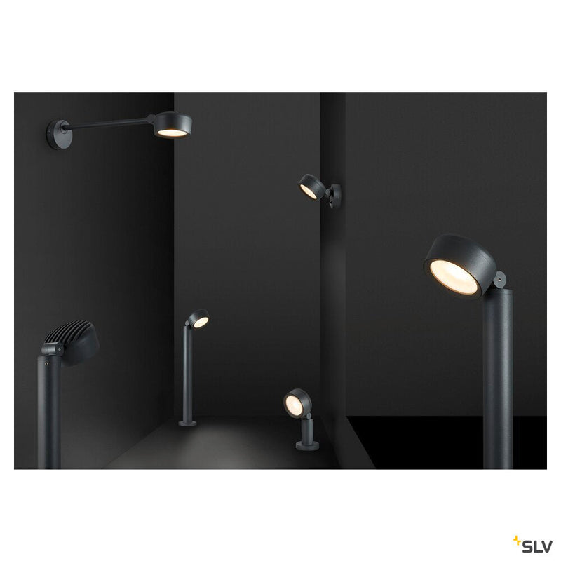 ESKINA, Outdoor LED display fitting, anthracite, 3000/4000K, IP65, dimmable