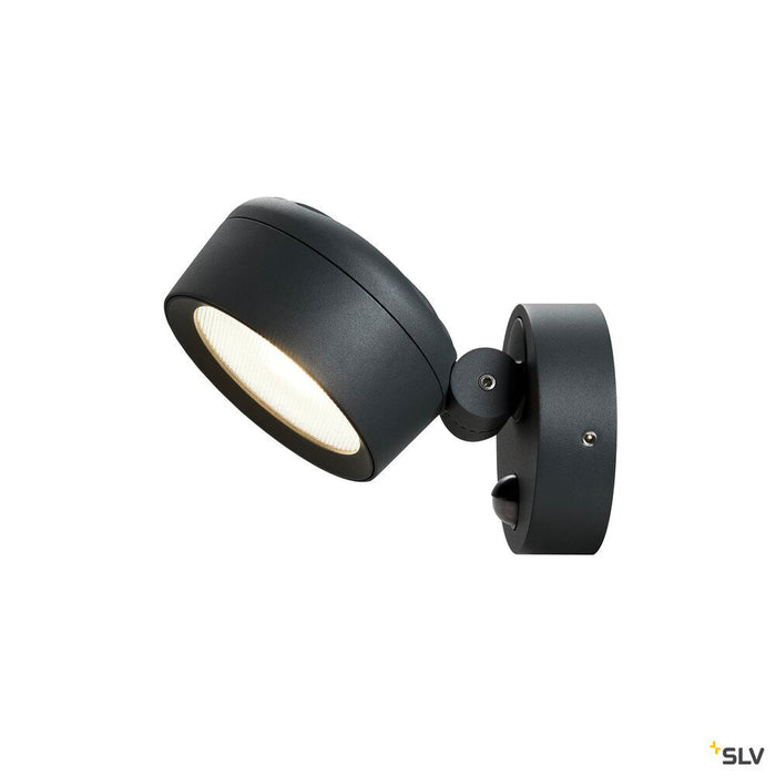 ESKINA SENSOR, Outdoor surface-mounted wall and ceiling light, anthracite, 3000/4000K, IP54, dimmable