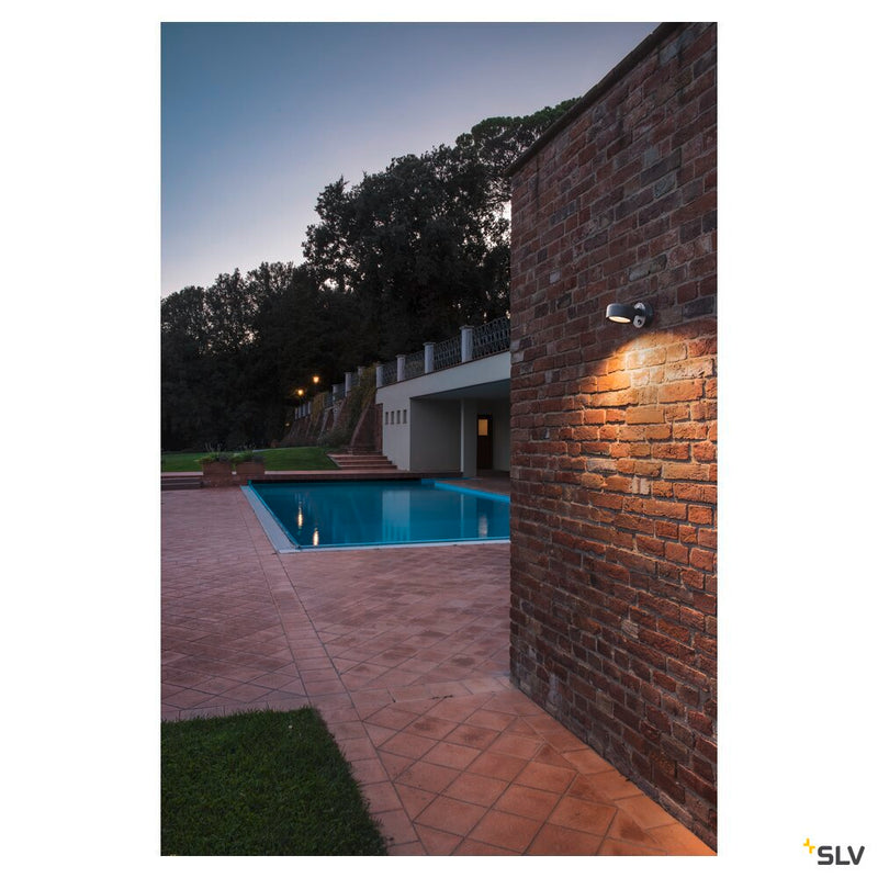 ESKINA SENSOR, Outdoor surface-mounted wall and ceiling light, anthracite, 3000/4000K, IP54, dimmable