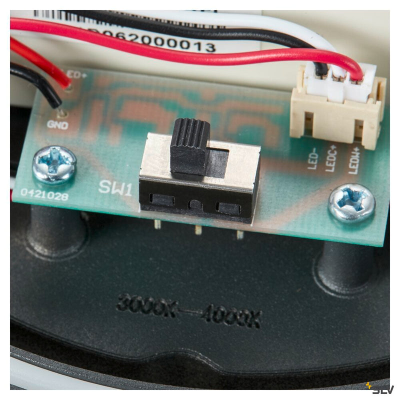 ESKINA, Outdoor LED display fitting, anthracite, 3000/4000K, IP65, dimmable