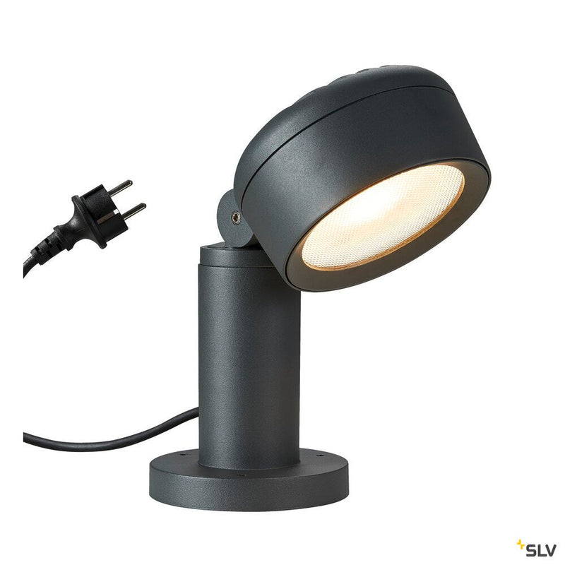 ESKINA Pole, Outdoor floor stand, anthracite, 3000/4000K, IP65, dimmable