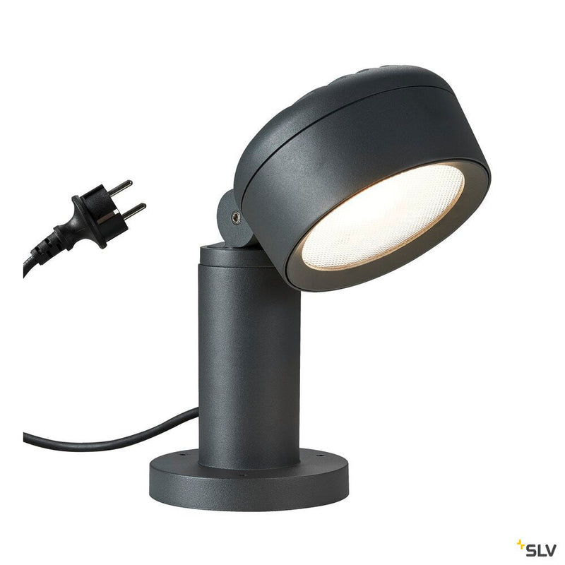 ESKINA Pole, Outdoor floor stand, anthracite, 3000/4000K, IP65, dimmable