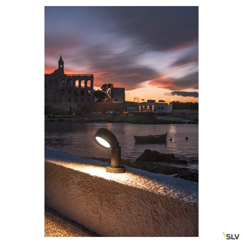 ESKINA Pole, Outdoor floor stand, anthracite, 3000/4000K, IP65, dimmable