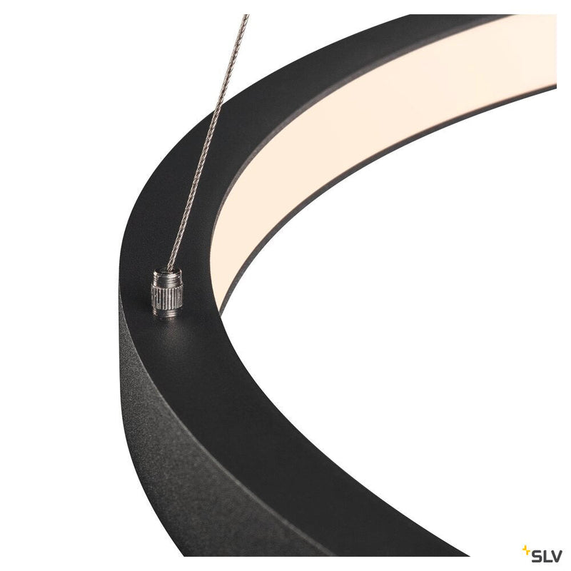 ONE 60 DALI, Indoor LED pendant, black, 3000/4000K