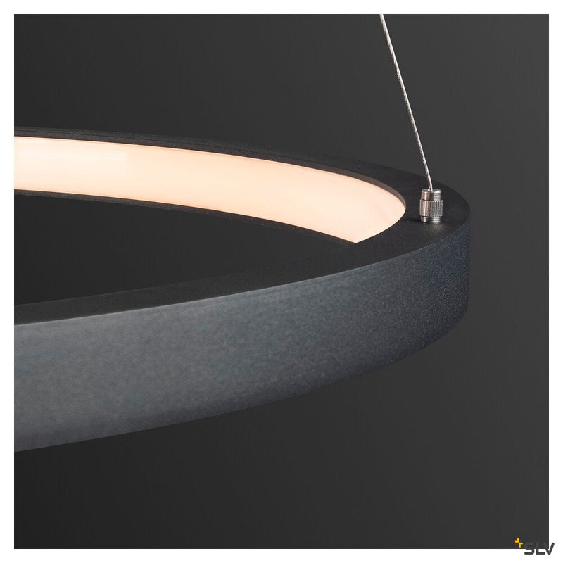 ONE 60 DALI, Indoor LED pendant, black, 3000/4000K