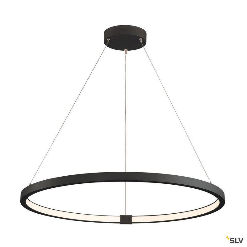 ONE 80 DALI, Indoor LED pendant, black, 3000/4000K
