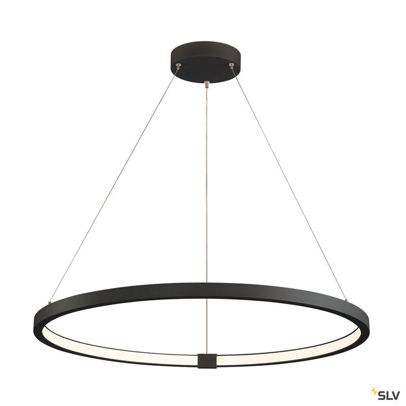 ONE 80 DALI, Indoor LED pendant, black, 3000/4000K