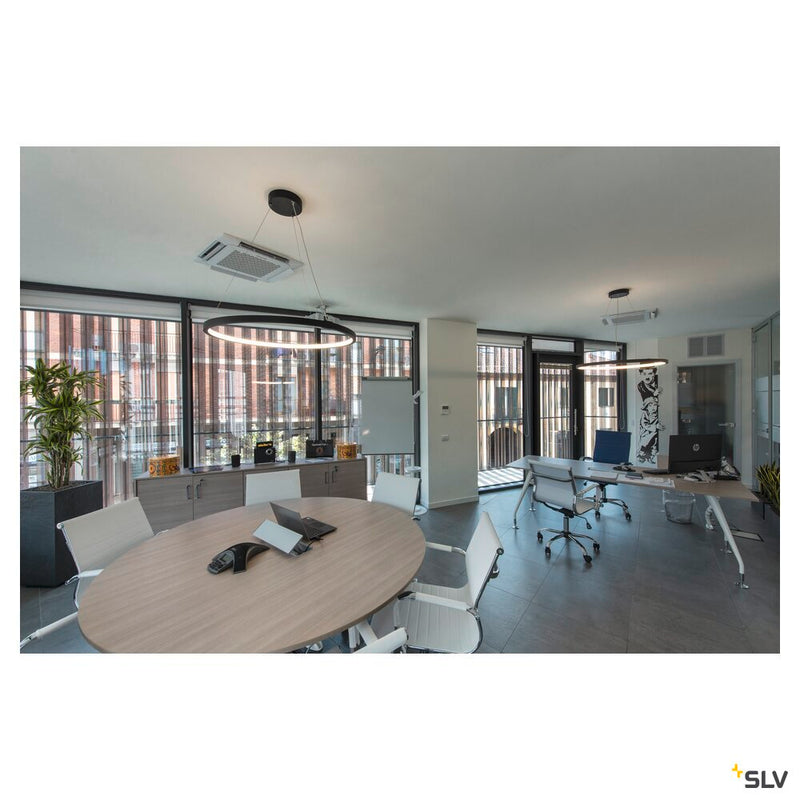 ONE 80 DALI, Indoor LED pendant, black, 3000/4000K