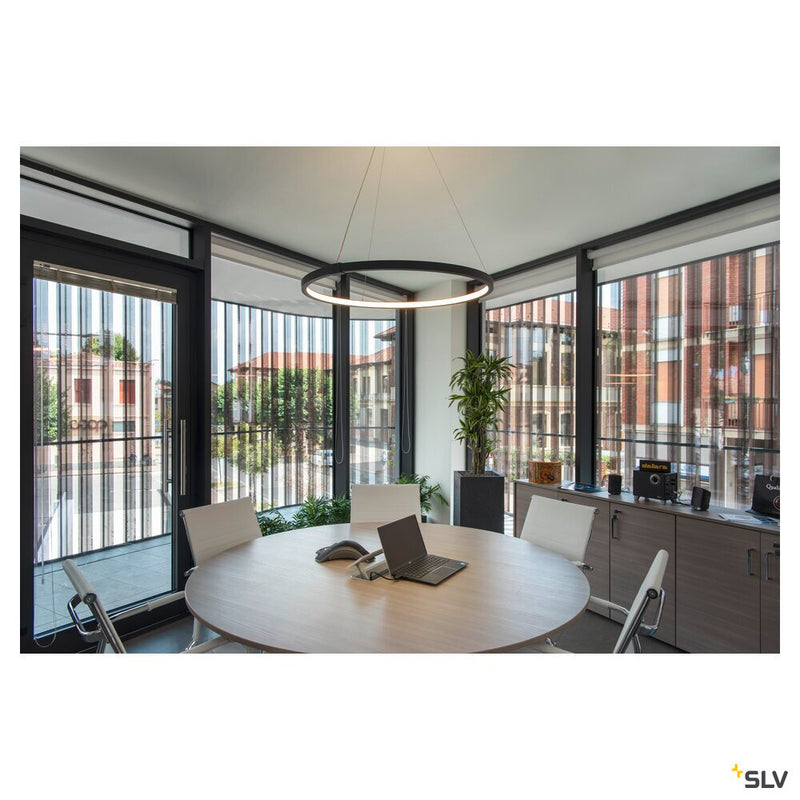 ONE 80 DALI, Indoor LED pendant, black, 3000/4000K