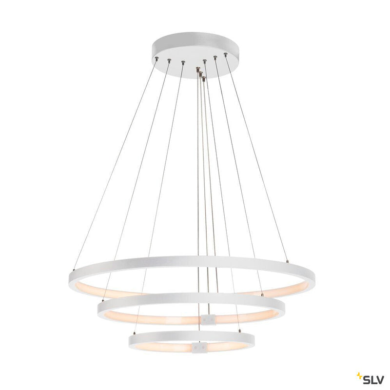 ONE TRIPLE DALI, Indoor LED pendant, white, 3000/4000K