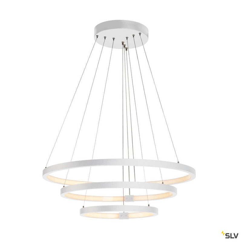 ONE TRIPLE DALI, Indoor LED pendant, white, 3000/4000K
