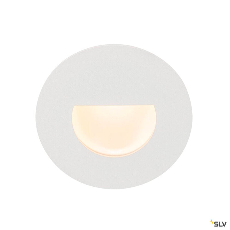 WORO, Indoor LED recessed wall light, 3000K, white