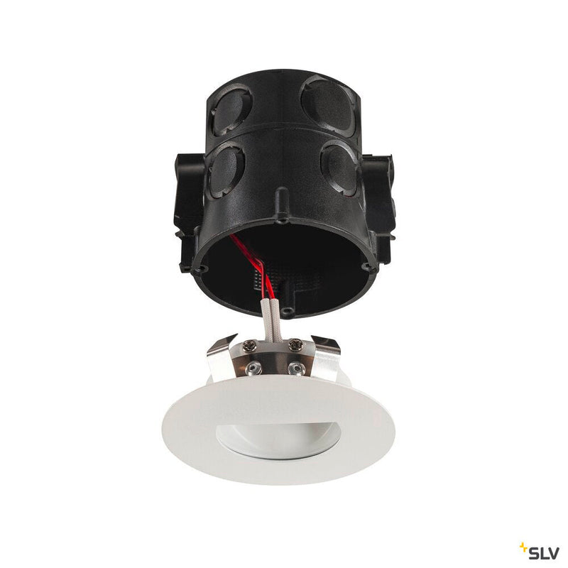 WORO, Indoor LED recessed wall light, 3000K, white