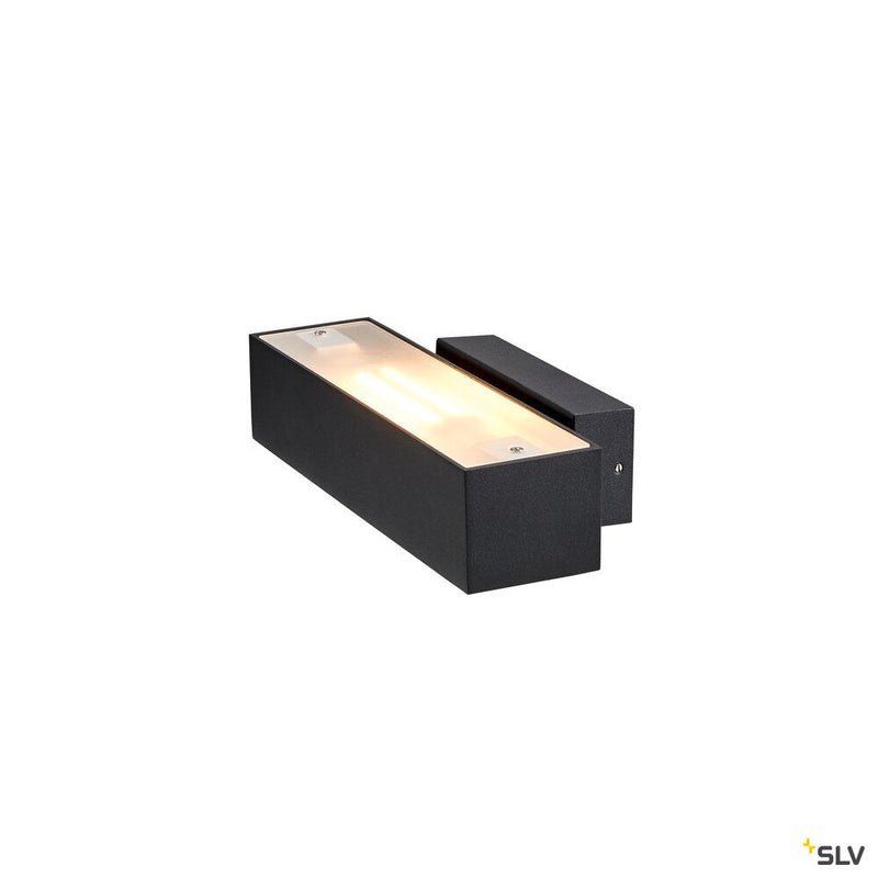 ANDREAS QT-DE12, Indoor recessed wall light, black