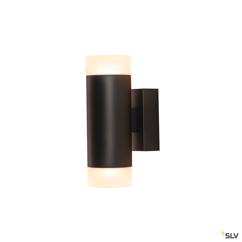 ASTINA UP/DOWN QPAR51, Indoor surface-mounted wall light, black