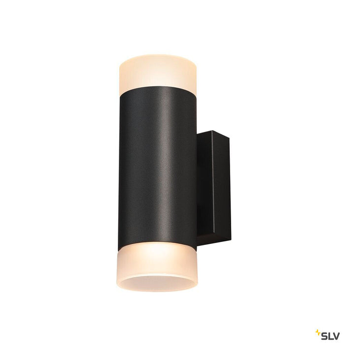 ASTINA UP/DOWN QPAR51, Indoor surface-mounted wall light, black