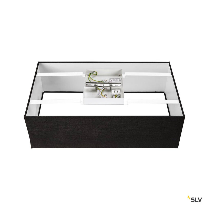 ACCANTO SQUARE E27, Indoor surface-mounted ceiling light black