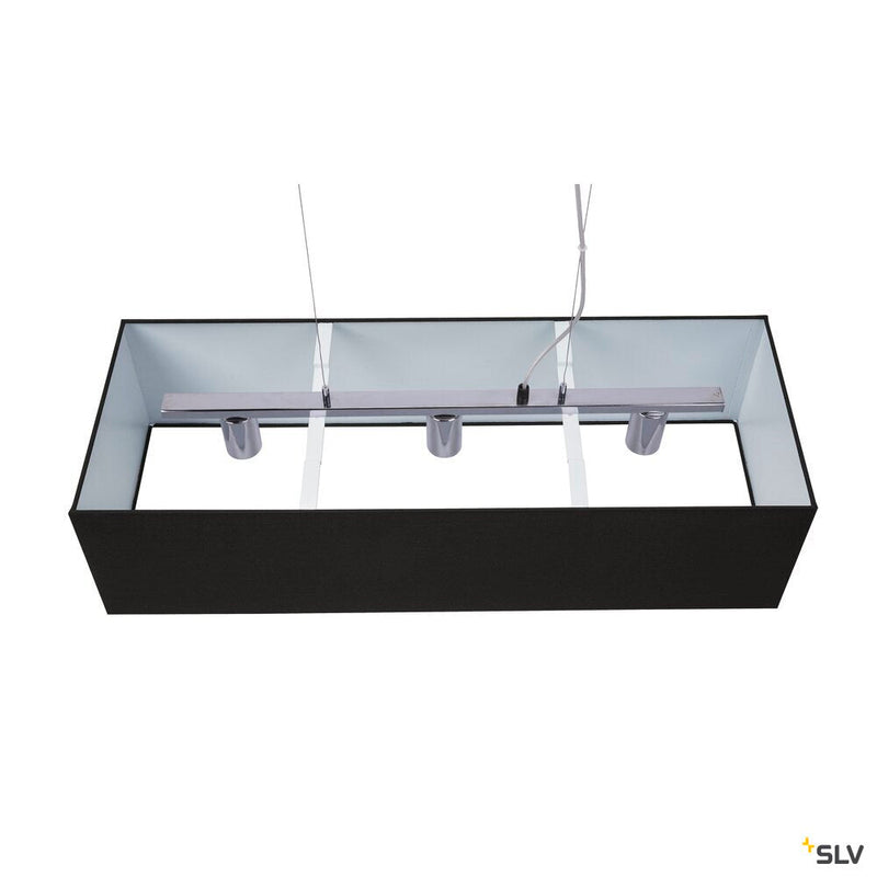 ACCANTO SQUARE E27, Indoor pendant black