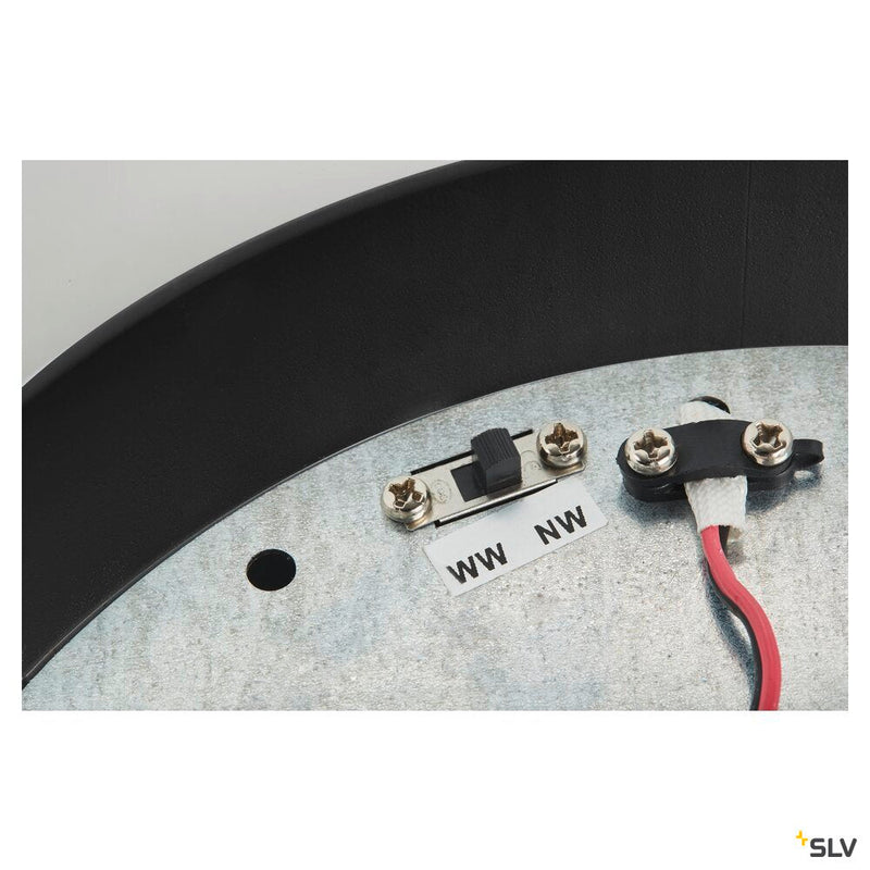 FERA 25 CL DALI, Indoor LED surface-mounted ceiling light, black