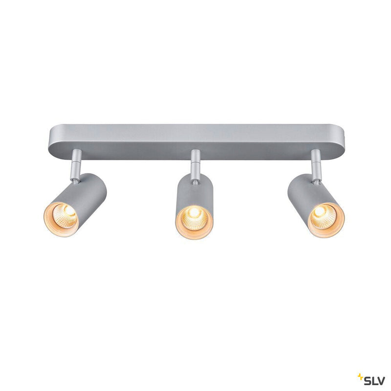 NOBLO III, Indoor LED surface-mounted ceiling light 2700K silver