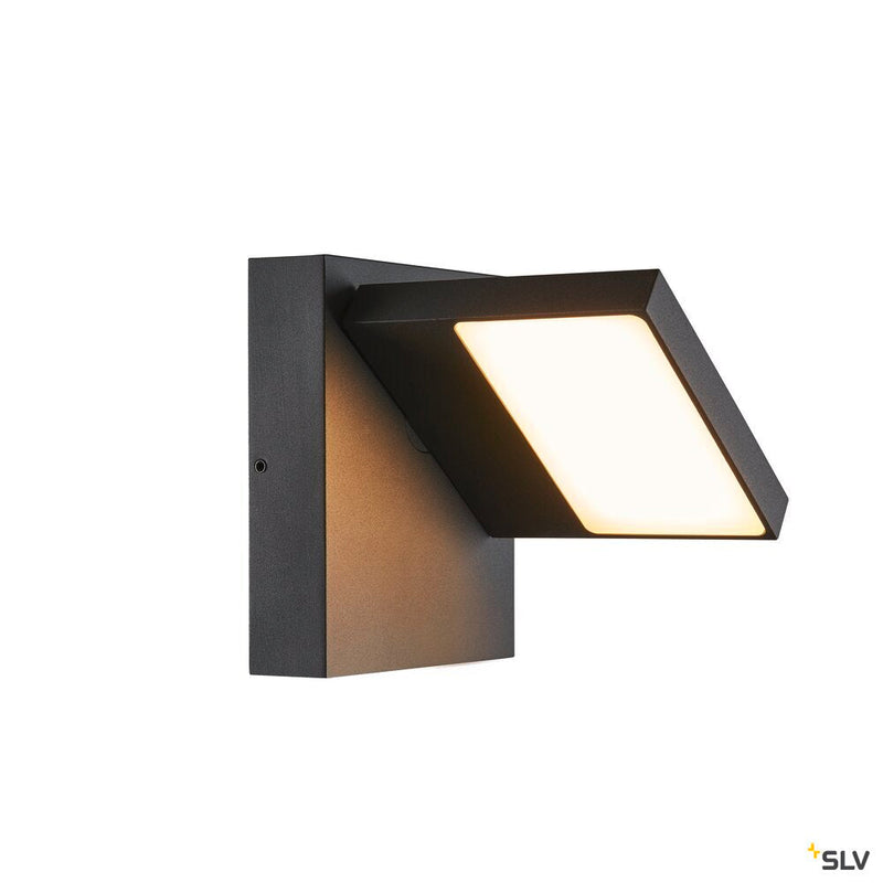 ABRIDOR, Outdoor LED surface-mounted wall light IP55 anthracite 3000/4000K