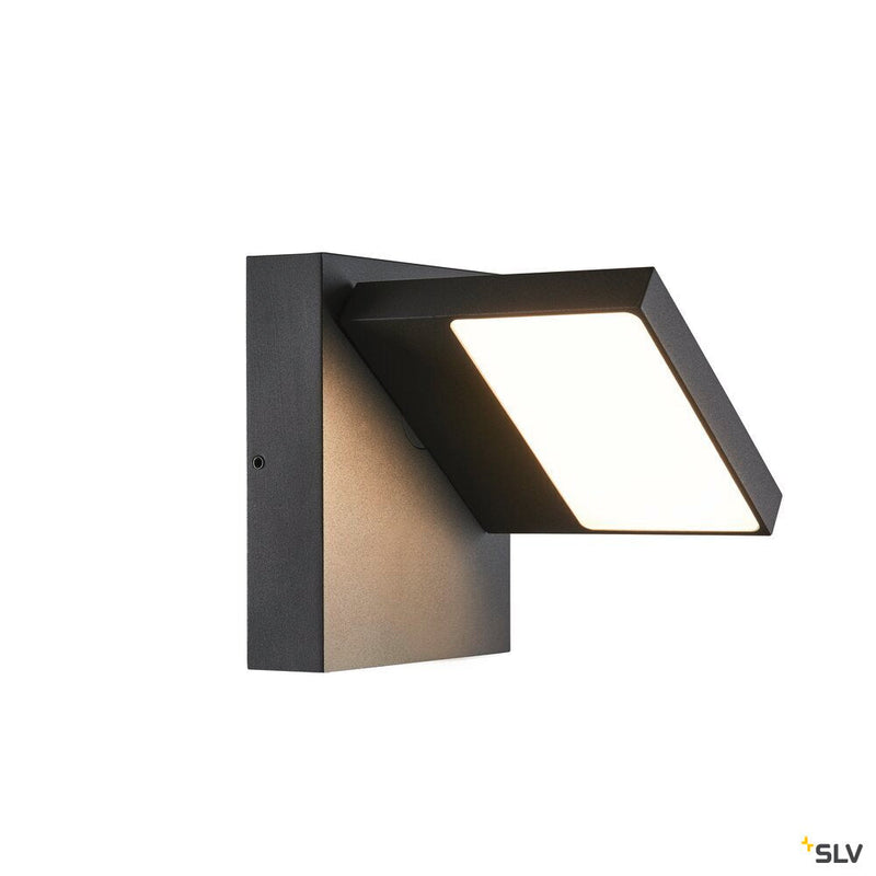 ABRIDOR, Outdoor LED surface-mounted wall light IP55 anthracite 3000/4000K