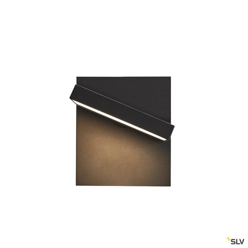 ABRIDOR, Outdoor LED surface-mounted wall light IP55 anthracite 3000/4000K