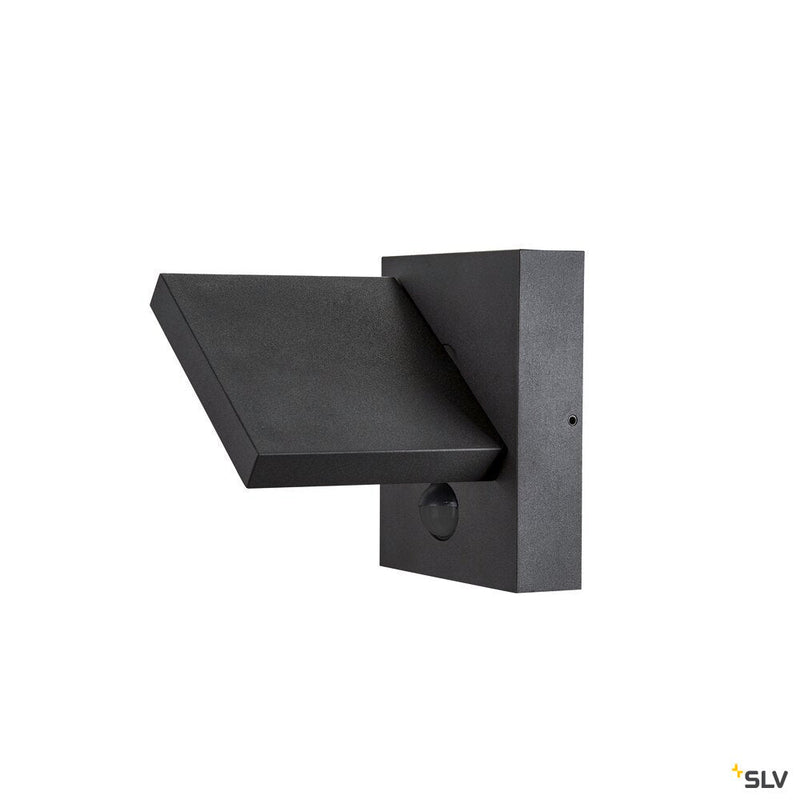 ABRIDOR SENSOR, Outdoor LED surface-mounted wall light IP55 anthracite 3000/4000K
