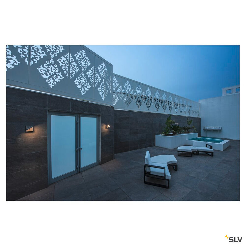 ABRIDOR SENSOR, Outdoor LED surface-mounted wall light IP55 anthracite 3000/4000K