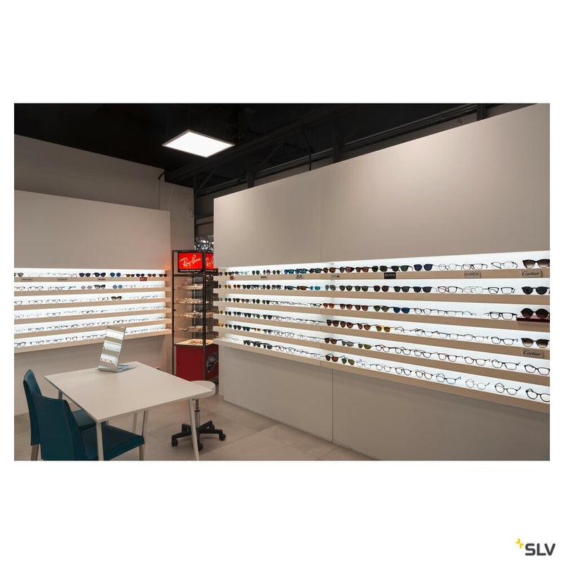 LED PANEL 600x600, Indoor LED recessed ceiling light white 4000K UGR<19