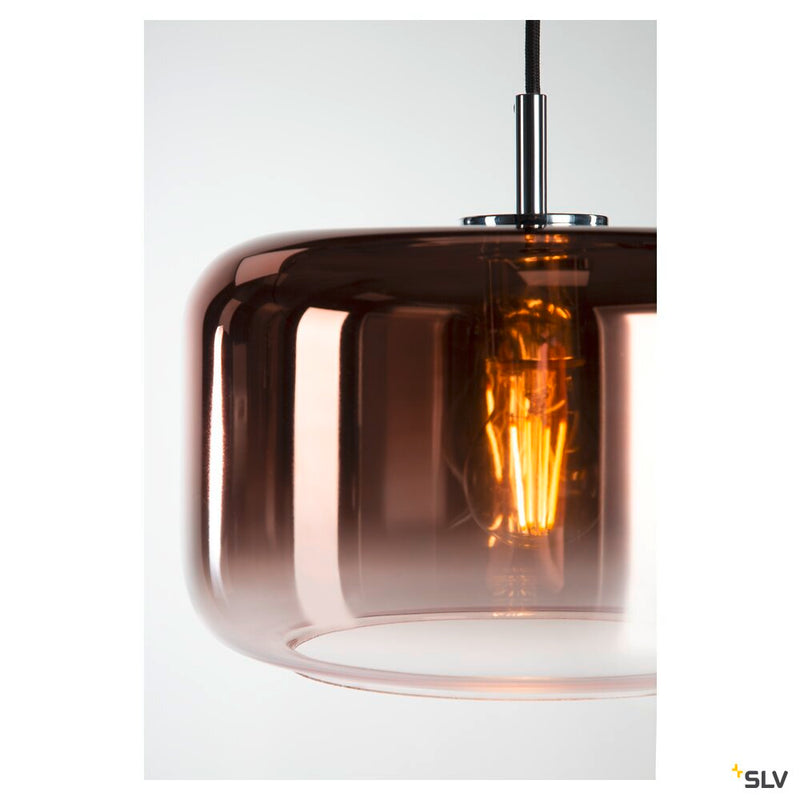PANTILO 28, Indoor pendant E27 copper