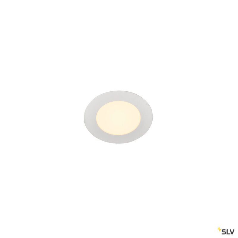 SENSER 12, Indoor LED recessed ceiling light round white 3000K